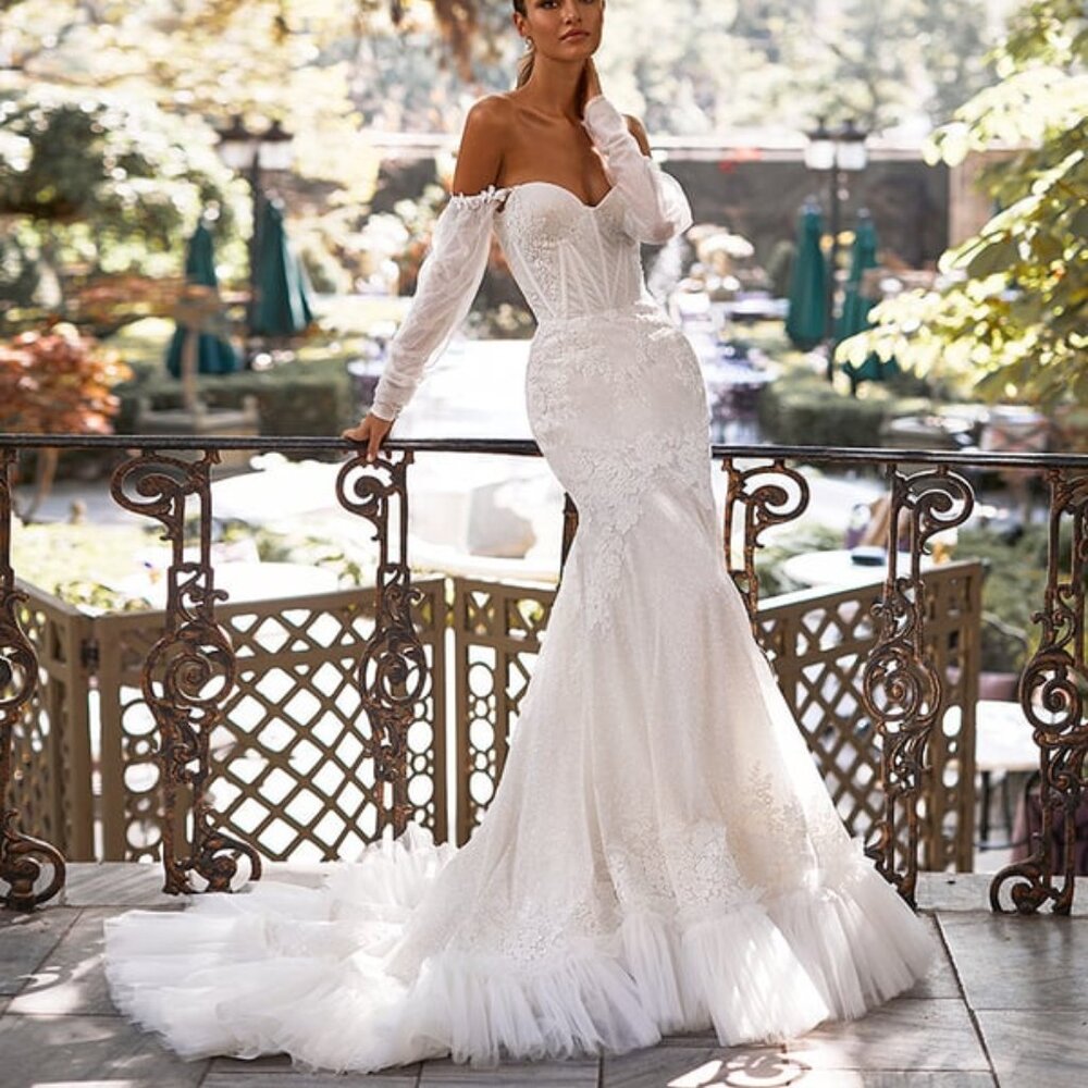 KATY CORSO COUTURE Helly Ivory Wedding Dress 2021 Collection